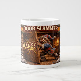 Caneca De Café Grande Porteiro Slammer Icelandic Yule Lad