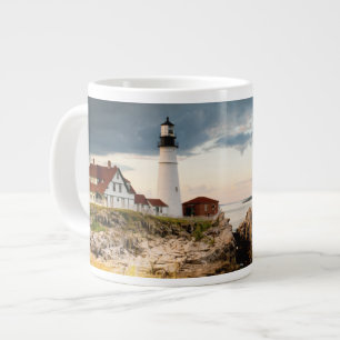 Caneca De Café Grande Portland Head Light   Cabo Elizabeth ME