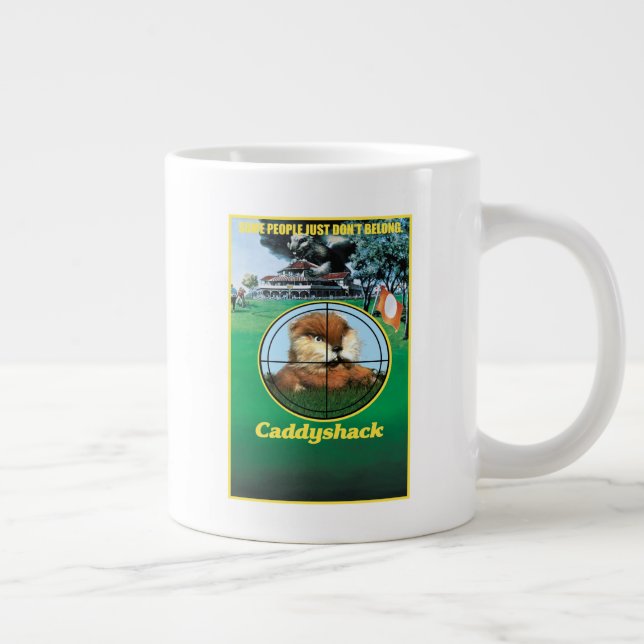 Caneca De Café Grande Poster de Caddyshack (Direita)
