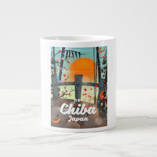 Caneca De Café Grande poster de impressão de Chiba Japão.