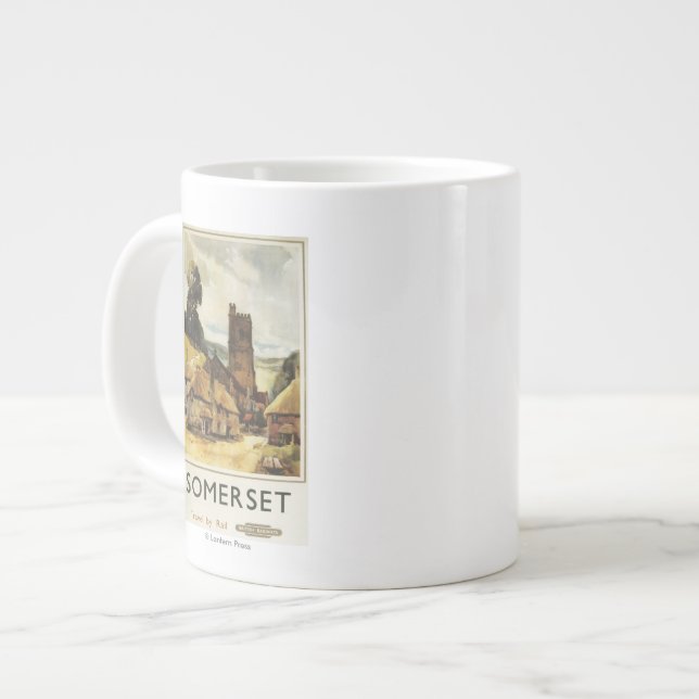 Caneca De Café Grande Poster de Linha do Mundo Histórico (Frente Esquerda)