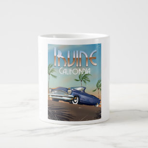 Caneca De Café Grande Poster de viagens Irvine California