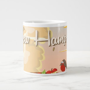 Caneca De Café Grande poster de viagens New Hampshire