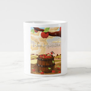 Caneca De Café Grande poster de viagens New Hampshire
