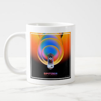 Caneca De Café Grande Poster do telescópio espacial Spitzer.