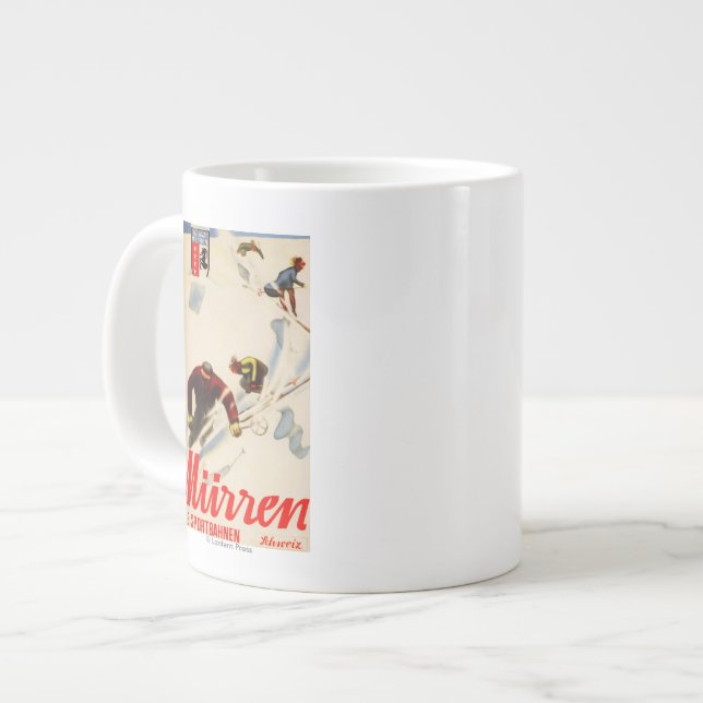 Caneca De Café Grande Poster Promocional Inferno Races (Frente Esquerda)