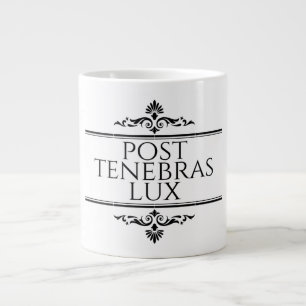 Caneca De Café Grande Posto Tenebras Lux