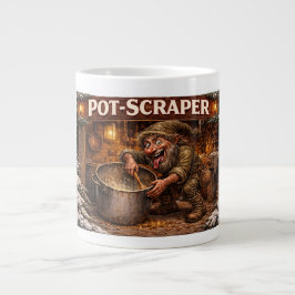 Caneca De Café Grande Pot Scraper Icelandic Yule Lad 