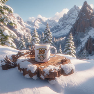 Caneca De Café Grande Powered by Smiles & Sips,cute Beard 