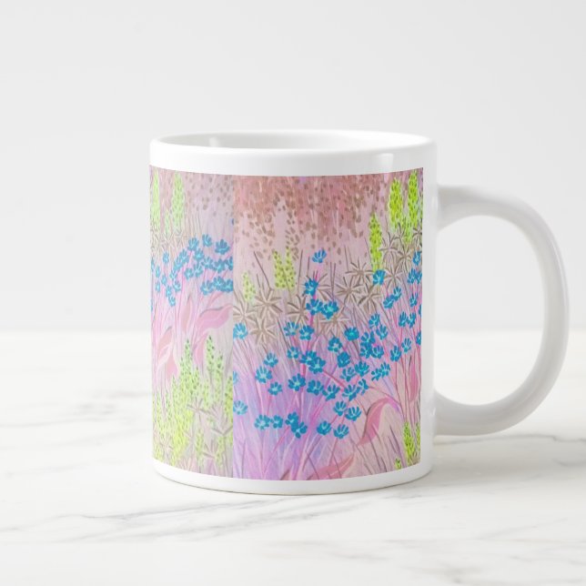 Caneca De Café Grande Prados Rosa (Direita)