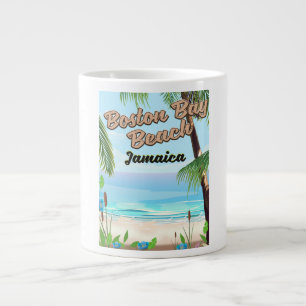 Caneca De Café Grande Praia da baía de Boston, Jamaica