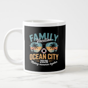 Caneca De Café Grande Praia de Ocean City