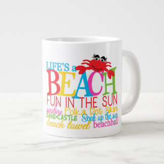 Caneca De Café Grande Praia - Jumbo Mug