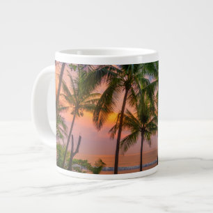 Caneca De Café Grande Praia Tropical Parque Nacional Corcovado