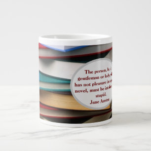 Caneca De Café Grande Prazer do romance de Jane Austen