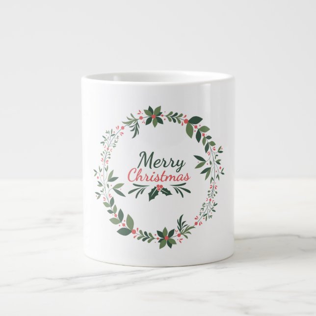 Caneca De Café Grande Prazer em conhecer o Natal (Frente)