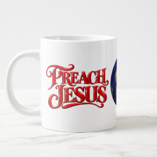 Caneca De Café Grande Preache Jesus