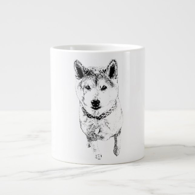 Caneca De Café Grande Presença de foco (Frente)