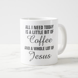 Caneca De Café Grande Presente (adicione suas boas) Jumbo Mug