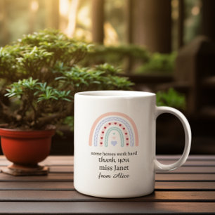 Caneca De Café Grande Presente de Apreciação ao Professor - Melhor Profe