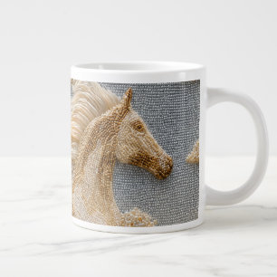 Caneca De Café Grande Presente de Cerâmica de Luxo para Amantes de Caval