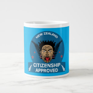 Caneca De Café Grande Presente de cidadania neozelandesa Novo cidadão