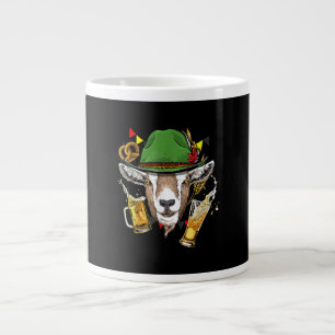 Caneca De Café Grande Presente de fantasia de Goat Oktoberfest