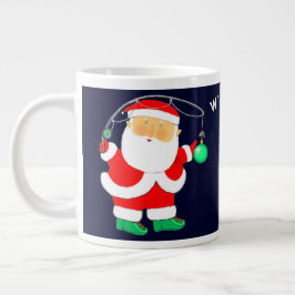 Caneca De Café Grande Presente de Férias de Pesca Personalizado