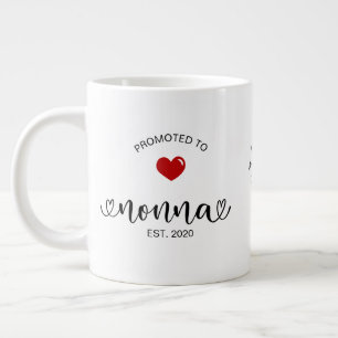 Caneca De Café Grande Presente de Nova Avó Estabelecida Nonna