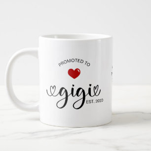 Caneca De Café Grande Presente de Nova Avó Gigi