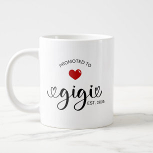 Caneca De Café Grande Presente de Nova Avó para Gigi