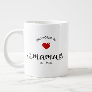 Caneca De Café Grande Presente de Nova Mamãe Estabelecida