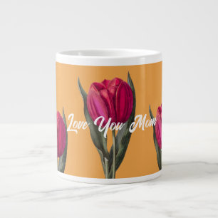 Caneca De Café Grande Presente Desenhado Ama a Mãe
