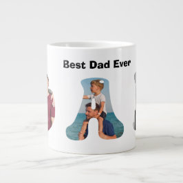 Caneca De Café Grande Presente do Dia dos Pais para o Papai \ Melhor Pai
