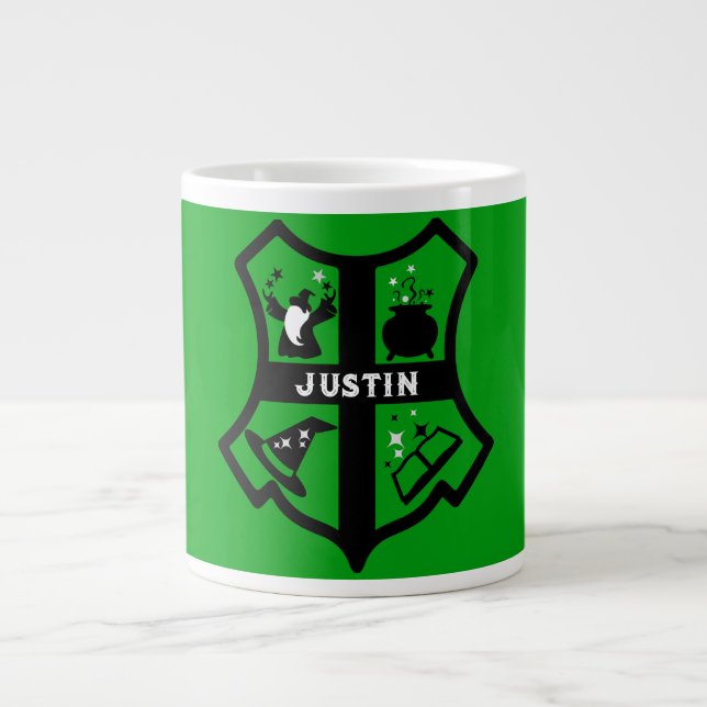 Caneca De Café Grande Presente do Magic Wizard (Frente)