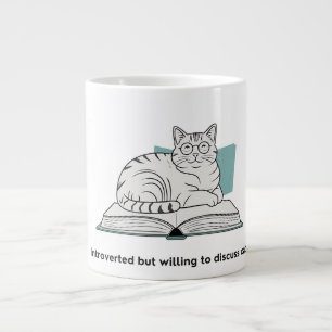 Caneca De Café Grande Presente Engraçado do Gato