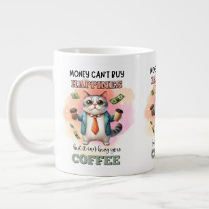 Caneca De Café Grande Presente engraçado para amantes de gatos que diz D