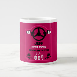 Caneca De Café Grande Presente Engraçado para Instrutor de Condução