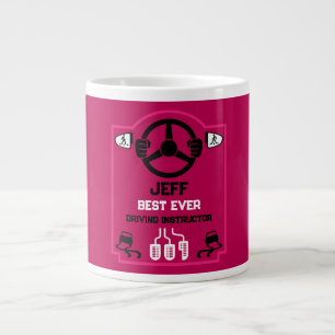 Caneca De Café Grande Presente Engraçado para Instrutor de Condução