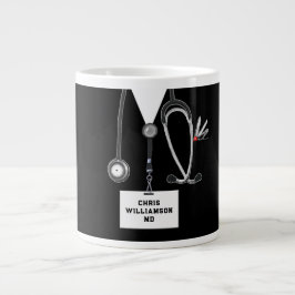 Caneca De Café Grande Presente Engraçado para Médico