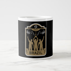 Caneca De Café Grande Presente final mundial de futebol