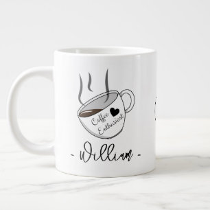Caneca De Café Grande Presente para Entusiastas de Café para Amantes N