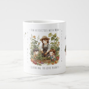 Caneca De Café Grande Presente para Mamãe, Jardinagem, Atividades divert