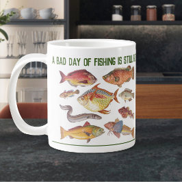 Caneca De Café Grande Presente para Pescador. Pesca ou Pescaria