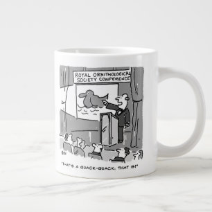 Caneca De Café Grande Presente para um Birdwatcher ou Birder. Engraçado
