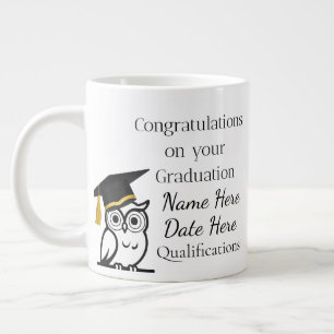 Caneca De Café Grande Presente Personalizado de Formatura para Ela – Nom
