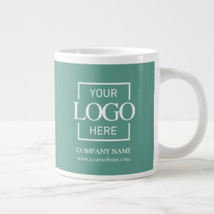 Caneca De Café Grande Presente Personalizado para Funcionários com Logot