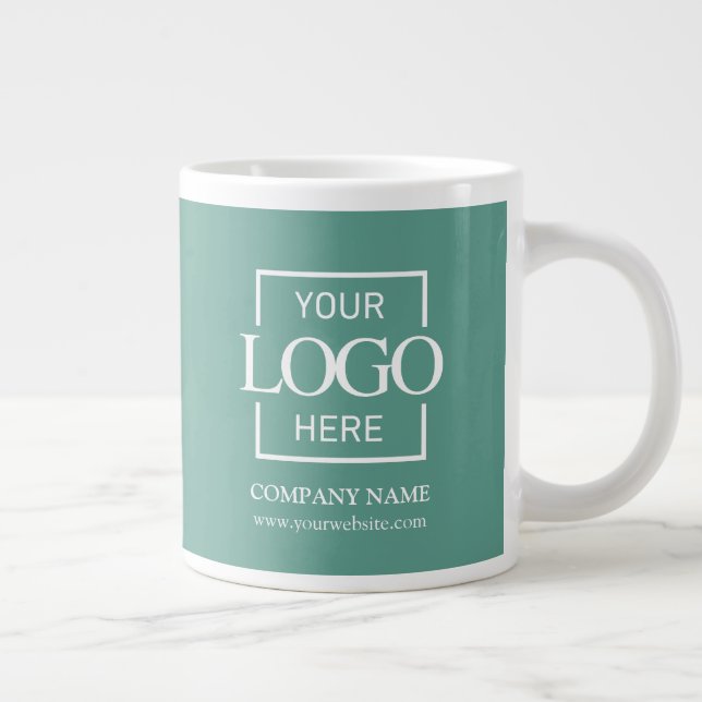 Caneca De Café Grande Presente Personalizado para Funcionários com Logot (Direita)
