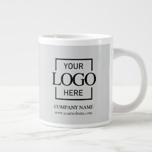 Caneca De Café Grande Presente Personalizado para Funcionários com Logot