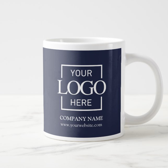 Caneca De Café Grande Presente Personalizado para Funcionários com Logot (Direita)